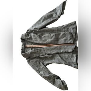 Stylish Plaid Blazer